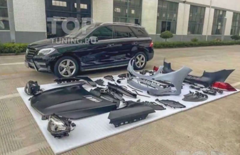 Обвес Mercedes-Benz ML W166 VS GLE W166 6.3 amg